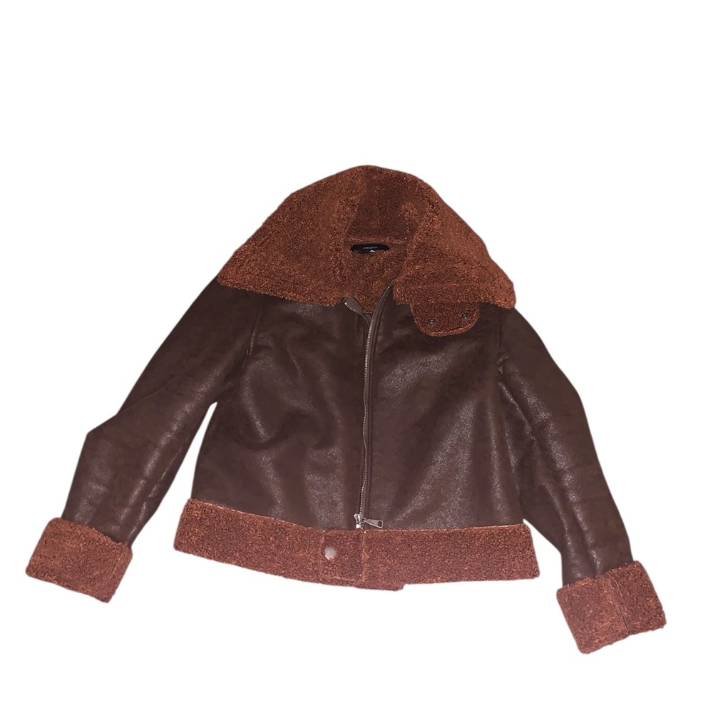 Forever 21 Brown Bomber Jacket